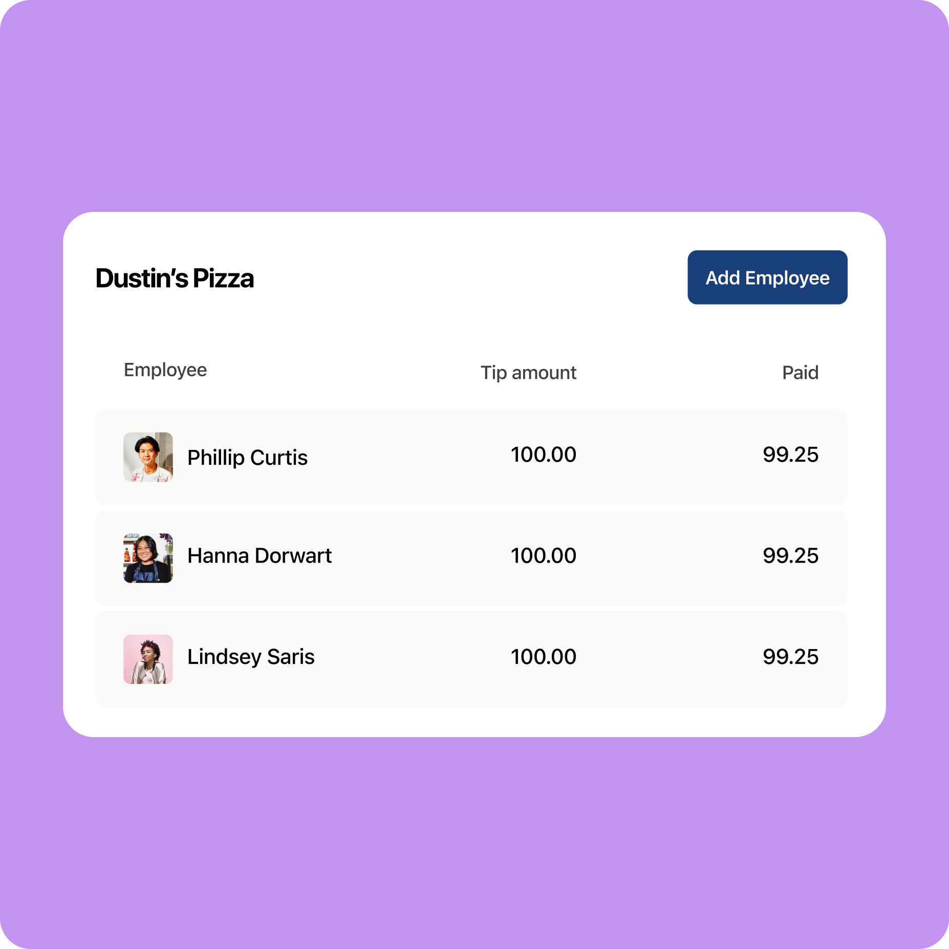 Save up to 34 hours per month using Tip Pooling